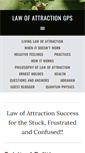 Mobile Screenshot of lawofattractiongps.com